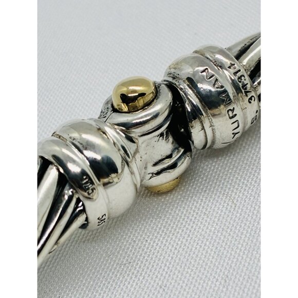 David Yurman Hinge Watch Case Bangle Bracelet 925 585 14k - Picture 8 of 14